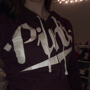 Maroon Zipup from PINK